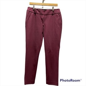 Ann Taylor Loft Crop Pants Purple/Mauve Size 8